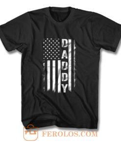 Father Day American Flag T Shirt