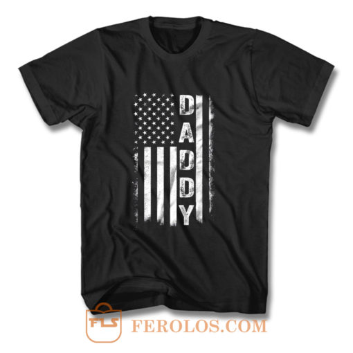 Father Day American Flag T Shirt