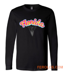 Florida Shark Tooth Summer Vacation Long Sleeve