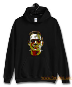 Frankenstein Face Halloween Horror Movie Hoodie