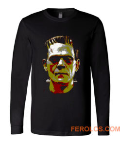 Frankenstein Face Halloween Horror Movie Long Sleeve