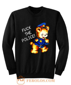 Fuck the Police Cat Sweatshirt