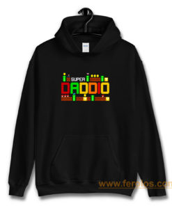 Funny Dad Super Daddio Parody Super Mario Hoodie