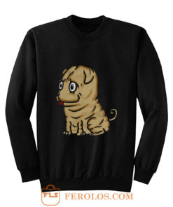 Funny Shar Pei Dog Cartoon Sweatshirt