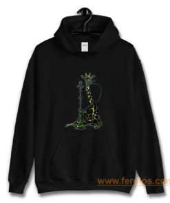 Giraffe with Hookah Hoodie