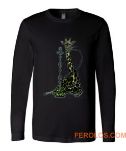 Giraffe with Hookah Long Sleeve