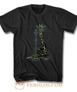 Giraffe with Hookah T Shirt