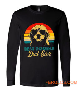 Golden Doodle Best Doodle Dad Ever Funny Long Sleeve