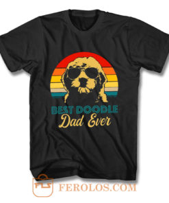 Golden Doodle Best Doodle Dad Ever Funny T Shirt