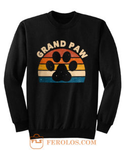 Grandpa Paw Pet Animal Lover Sweatshirt