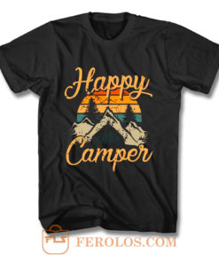 Happy Camper Camping Adventure T Shirt