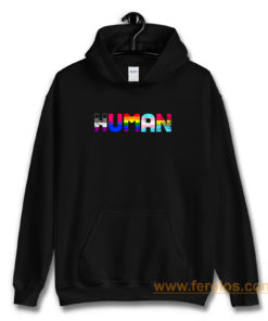 Human Lgbt Gay Pride Month Transgender Rainbow Equal Hoodie