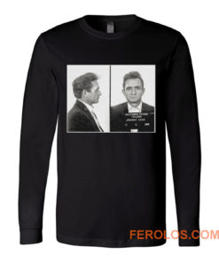 Johnny Cash Mugshot Long Sleeve