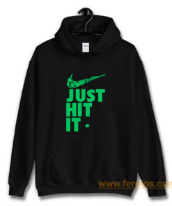 Just Hit It Swag Marijuana Fresh Swoosh Hoodie