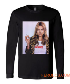 Kate Moss Model Kermit Tyson Gaga Smoking Long Sleeve