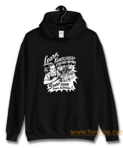 Knucklehead Repair Harley Engine Cannonball Vintage Hoodie