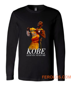 Kobe 24 Bryant Black Mamba Legend Forever Long Sleeve