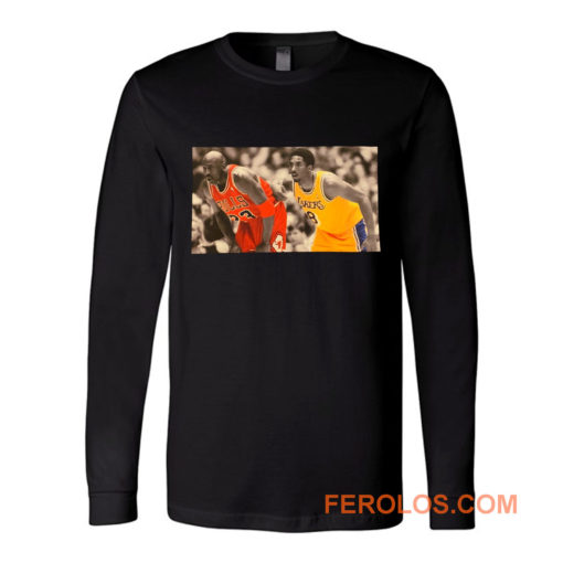 Kobe Bryant Michael Jordan memorial Long Sleeve