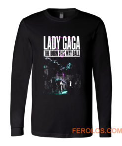 Lady Gaga Castle Tour 2013 The Born This Way Ball Pop Long Sleeve