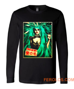 Lady Gaga Free As My Hair 2013 Concert Tour Long Sleeve