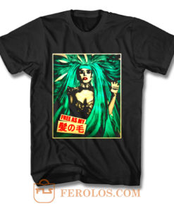 Lady Gaga Free As My Hair 2013 Concert Tour T Shirt