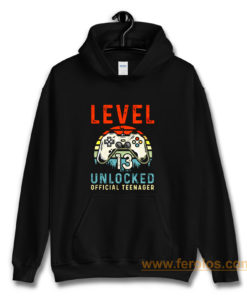 Level 13 Unlocked 13th Birthday Hoodie