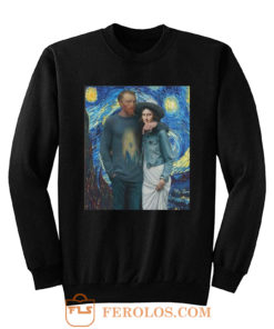 Lisa Van Gogh Starry Night Sweatshirt