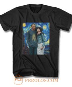 Lisa Van Gogh Starry Night T Shirt