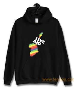 Live Aid Band Aid Logo 1985 Hoodie