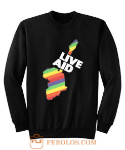 Live Aid Band Aid Logo 1985 Sweatshirt