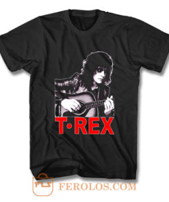 Marc Bolan T Rex Slider English Guitar T Shirt