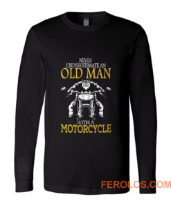 Motorcycle Old Man Long Sleeve