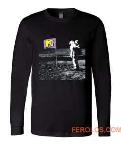 Mtv Moonman Logo Long Sleeve