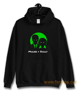 Mulder and Scully X Files Hoodie