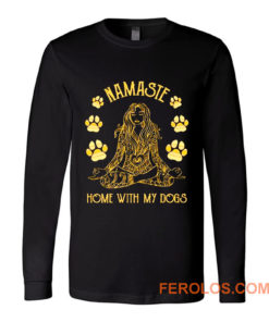 Namaste Home with My Dog Yoga Long Sleeve