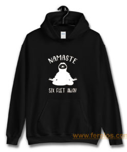 Namaste Social Distancing Hoodie