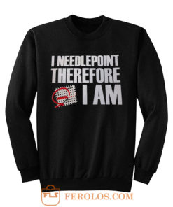 Needlepoint Sweatshirt