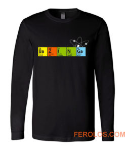 New Big Bang Theory Bazinga Cooper Sheldon Funny Long Sleeve