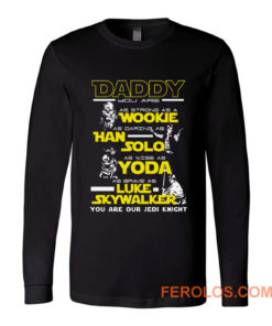 New Daddy Star Wars Jedi Father Day Long Sleeve