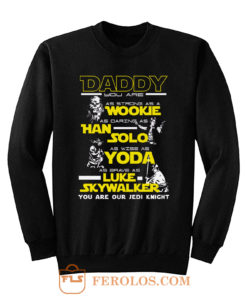 New Daddy Star Wars Jedi Father Day Sweatshirt