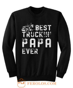 Papa Driver Truck Sweatshirt