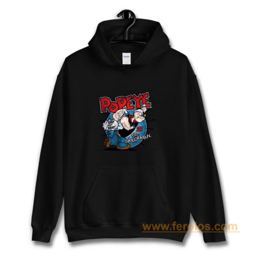 Popeye The Sailorman Classic Cartoon Hoodie