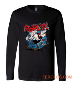 Popeye The Sailorman Classic Cartoon Long Sleeve