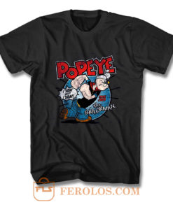 Popeye The Sailorman Classic Cartoon T Shirt