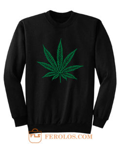 Pot Leaf Marijuana Sweatshirt