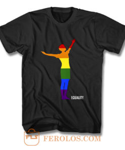 Pride Equality Usa Womens Soccer Lgbtq Rainbow Flag T Shirt