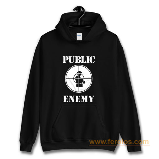 Public Enemy Shot Target Hoodie