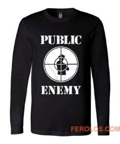 Public Enemy Shot Target Long Sleeve