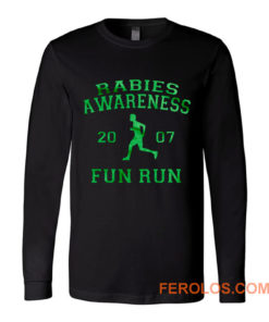 Rabies Awareness Fun Run Michael Scott The Office 5k Funny Humor Long Sleeve