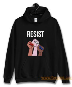 Reistst Womens Fists Political Hoodie